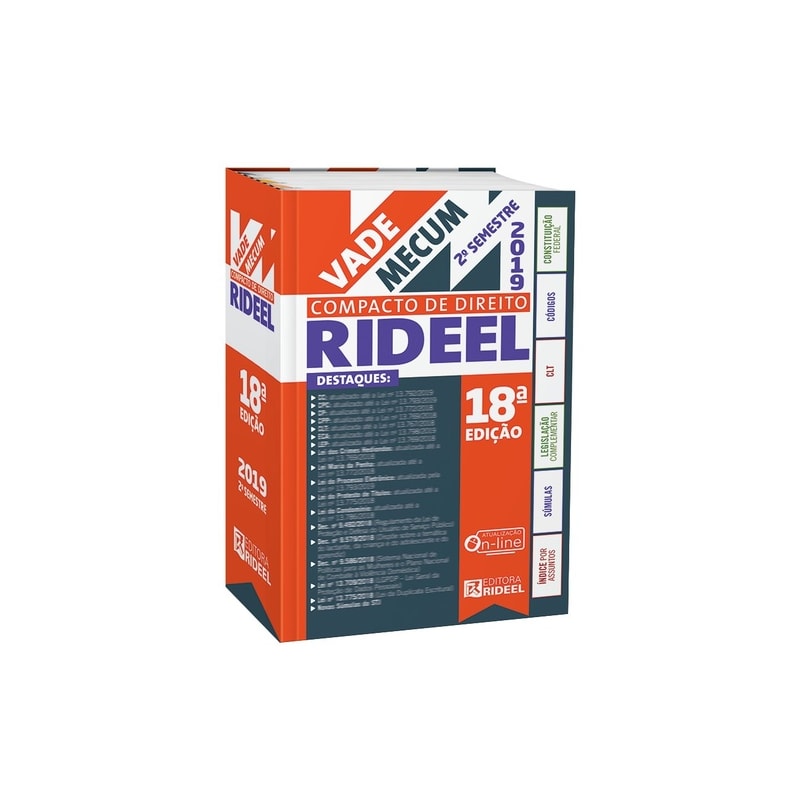 VADE MECUM COMPACTO DE DIREITO - 2º SEMESTRE 2019