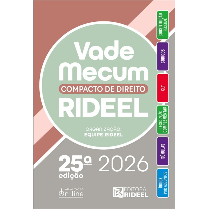 Vade mecum compacto de direito rideel - 2026.1