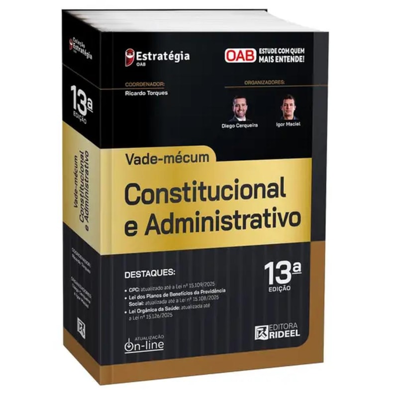 VADE-MÉCUM CONSTITUCIONAL E ADMINISTRATIVO - 44º EXAME DA ORDEM