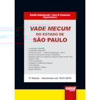 VADE MECUM DO ESTADO DE SÃO PAULO - FORMATO: 21X30CM