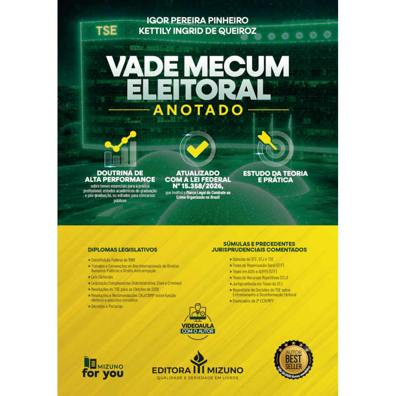 Vade mecum eleitoral - anotado e comentado 2026