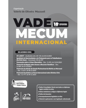 VADE MECUM INTERNACIONAL - 18ª EDIÇÃO 2024