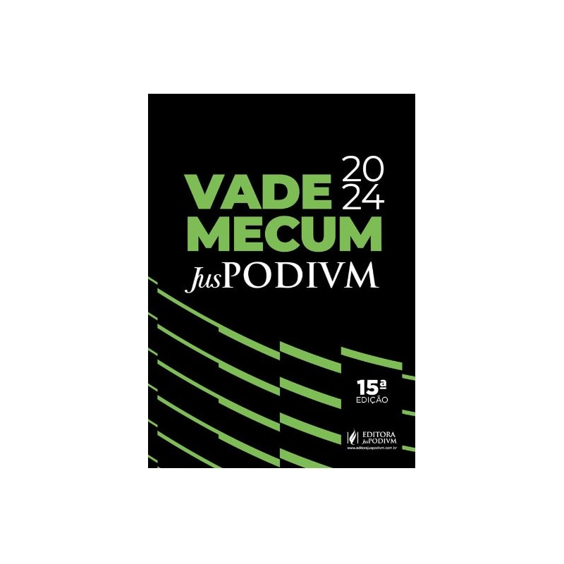 VADE MECUM JUSPODIVM - TRADICIONAL - CAPA PRETA (2024) - CONFORME LEI 14.811/24
