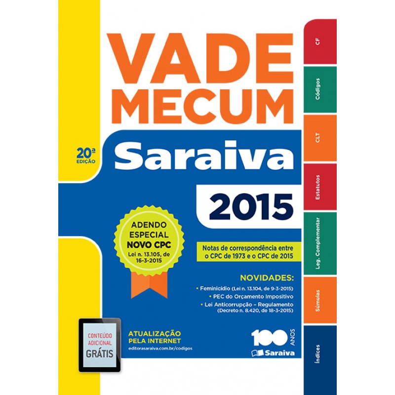 VADE MECUM SARAIVA - 20ª