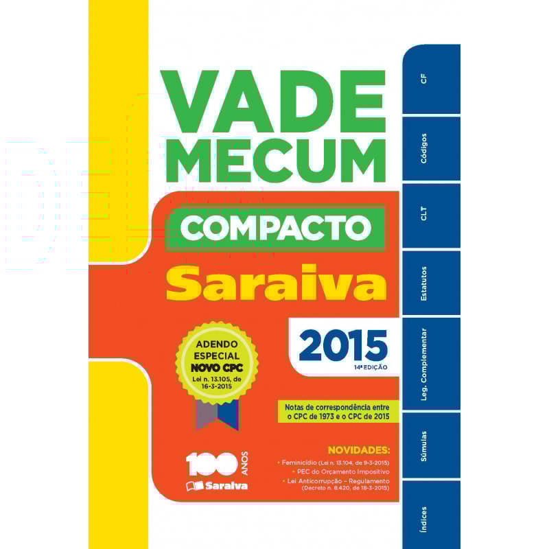 VADE MECUM SARAIVA COMPACTO - ESPIRAL - 14