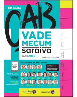 VADE MECUM SARAIVA OAB - 18ª EDIÇÃO DE 2019