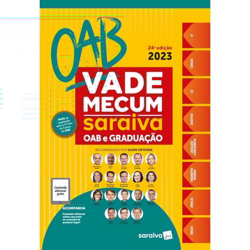 VADE MECUM SARAIVA OAB E GRADUAÇÃO - 24ª EDIÇÃO 2023