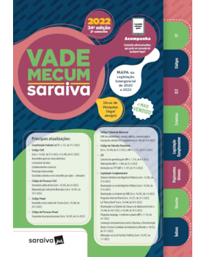 VADE MECUM SARAIVA - TRADICIONAL - 34ª EDIÇÃO 2022