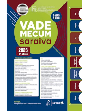 VADE MECUM SARAIVA TRADICIONAL - 41ª EDIÇÃO 2026
