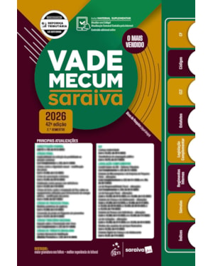 VADE MECUM SARAIVA TRADICIONAL - 42ª EDIÇÃO 2026