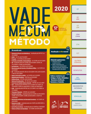 VADE MECUM TRADICIONAL MÉTODO 2020