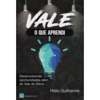 Vale o que aprendi. desenvolvendo oportunidades além do vale do silício