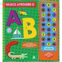 Vamos aprender o ABC: Livro sonoro e escreva e apague