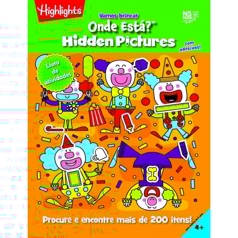 VAMOS BRINCAR - ONDE ESTÁ? - HIDDEN PICTURES - VOL. 4
