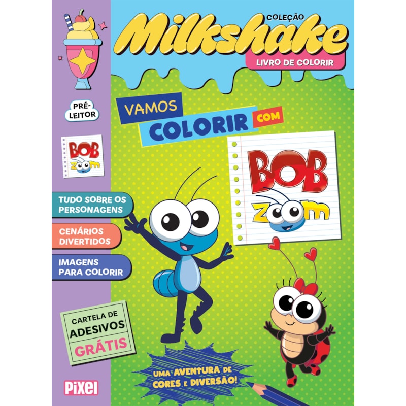 VAMOS COLORIR COM BOB ZOOM: UMA AVENTURA DE CORES E DIVERSÃO!