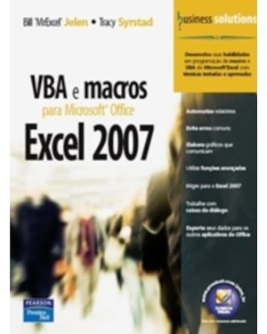 VBA E MACROS PARA MICROSOFT® OFFICE EXCEL 2007