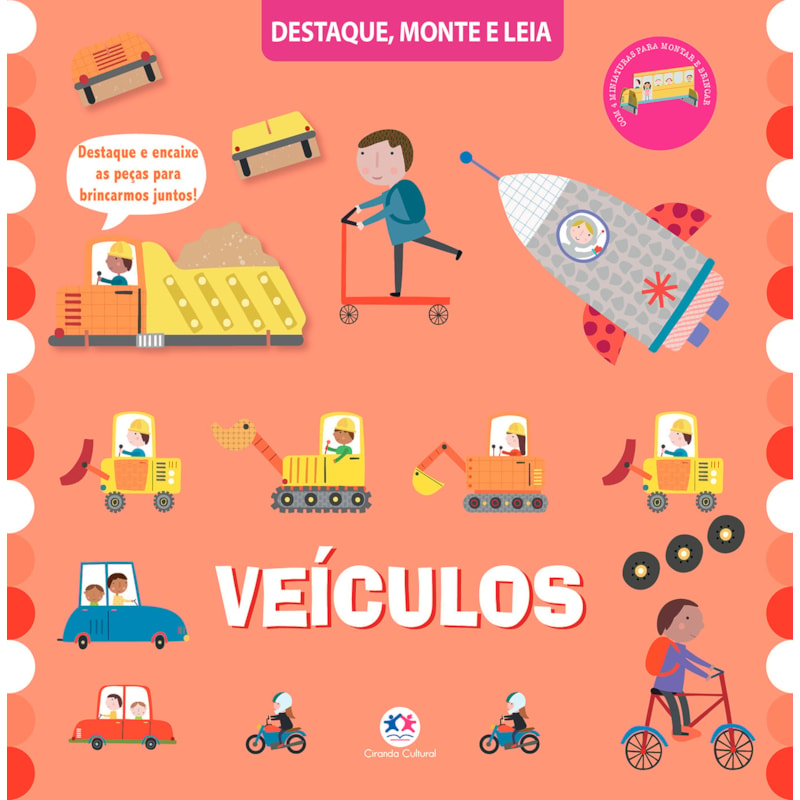 VEÍCULOS - UM LIVRO PARA DESTACAR E MONTAR