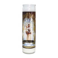 VELA DECORATIVA VIDRO NOSSA SENHORA MÃE DE DEUS