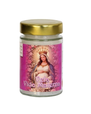 VELA VIDRO NSS GRAVIDA PERFUMADA - VIDA MATERNA