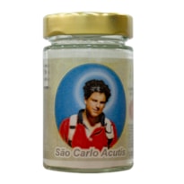 VELA VIDRO SAO CARLO ACUTIS PERFUMADA