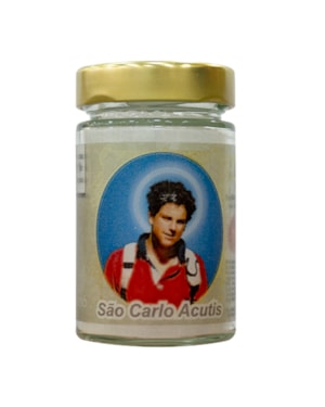 VELA VIDRO SAO CARLO ACUTIS PERFUMADA