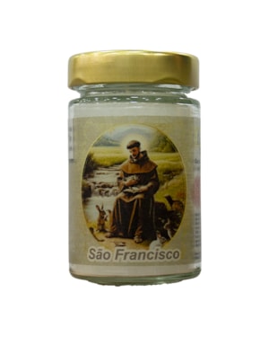 VELA VIDRO SAO FRANCISCO PERFUMADA