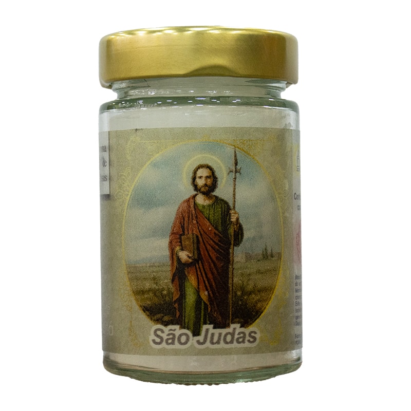 VELA VIDRO SAO JUDAS PERFUMADA