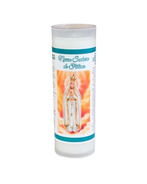 VELA VOTIVA 220 GRAMAS NOSSA SENHORA DE FÁTIMA