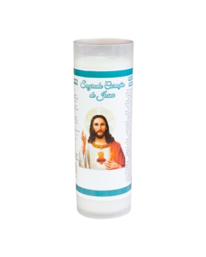 VELA VOTIVA 220 GRAMAS SAGRADO CORAÇÃO DE JESUS