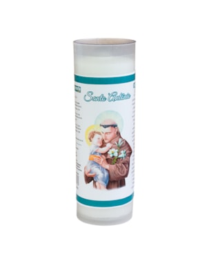 VELA VOTIVA 220 GRAMAS SANTO ANTÔNIO