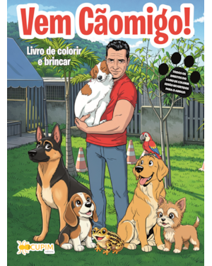Vem cãomigo - Livro para colorir e brincar