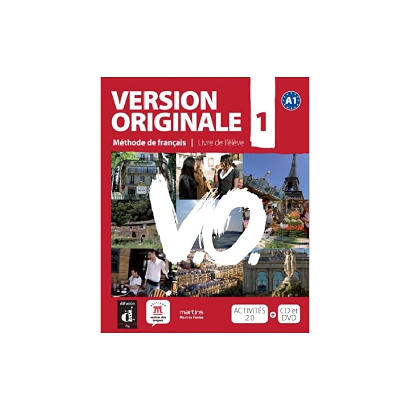 Version Originale 1 Méthode de français: livre d''''élève - avec CD et DVD