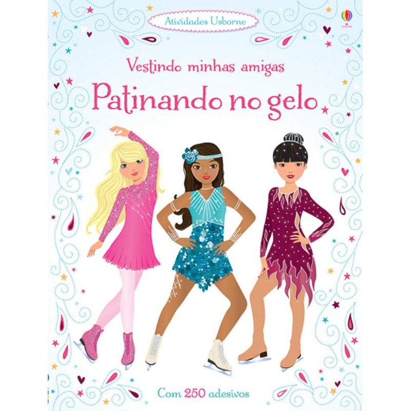 VESTINDO MINHAS AMIGAS: PATINANDO NO GELO