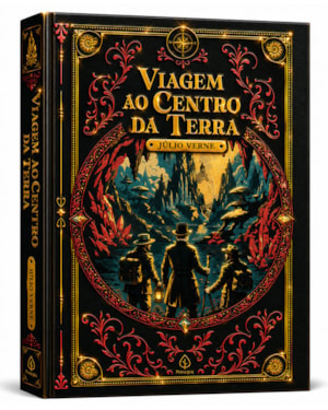 VIAGEM AO CENTRO DA TERRA - EDIÇÃO SUPREME CAPA DURA COM ALTO RELEVO
