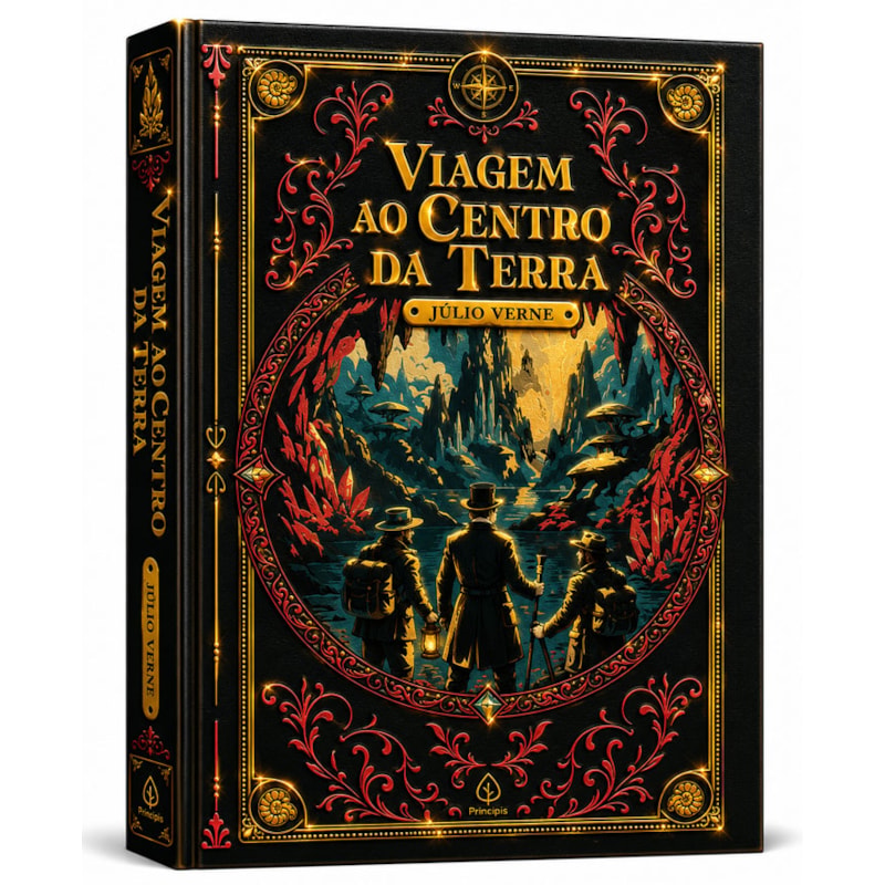 VIAGEM AO CENTRO DA TERRA - EDIÇÃO SUPREME CAPA DURA COM ALTO RELEVO
