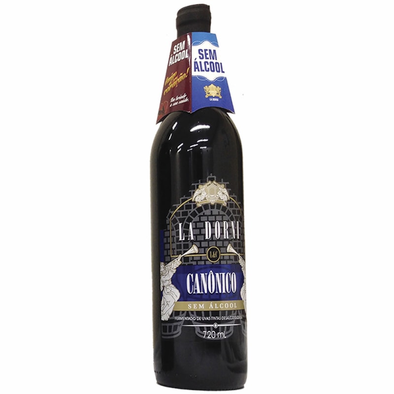 VINHO TINTO CANÔNICO LA DORNI SEM ALCOOL 720ML