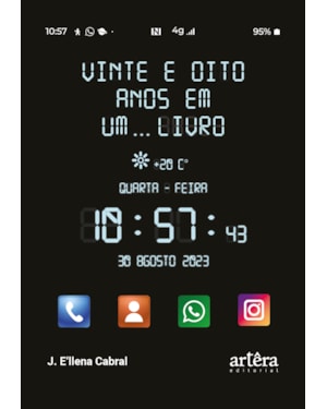 VINTE E OITO ANOS EM UM.LIVRO