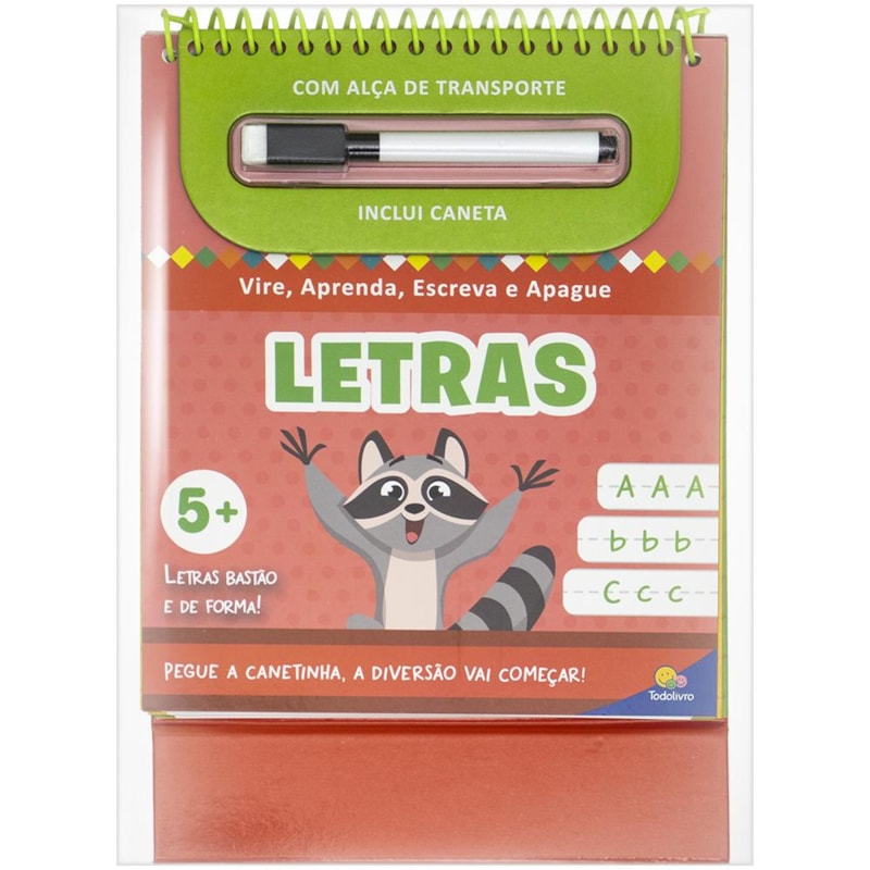 VIRE, APRENDA, ESCREVA E APAGUE: LETRAS