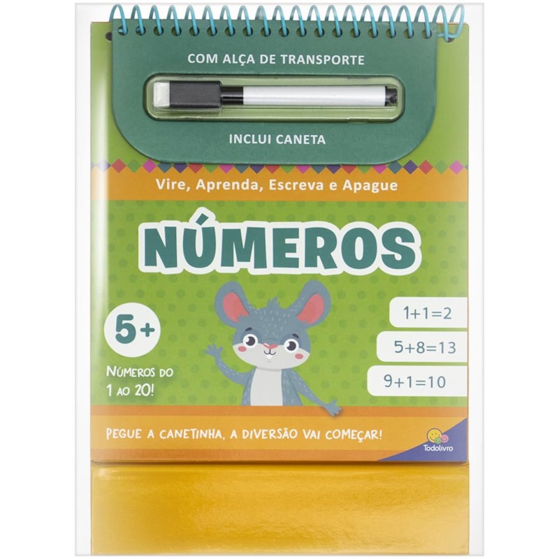 VIRE, APRENDA, ESCREVA E APAGUE: NÚMEROS