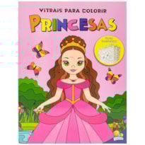 Vitrais para Colorir: Princesas
