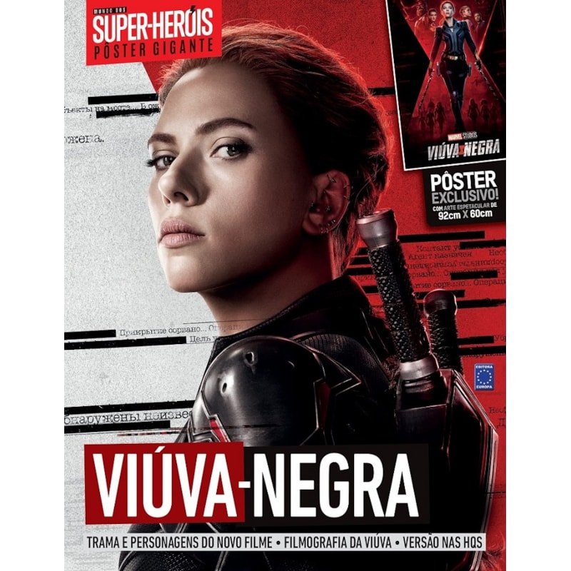 VIÚVA-NEGRA - SUPERPÔSTER MUNDO DOS SUPER-HERÓIS