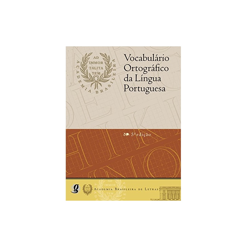 VOCABULÁRIO ORTOGRÁFICO DA LÍNGUA PORTUGUESA (PROFESSOR)
