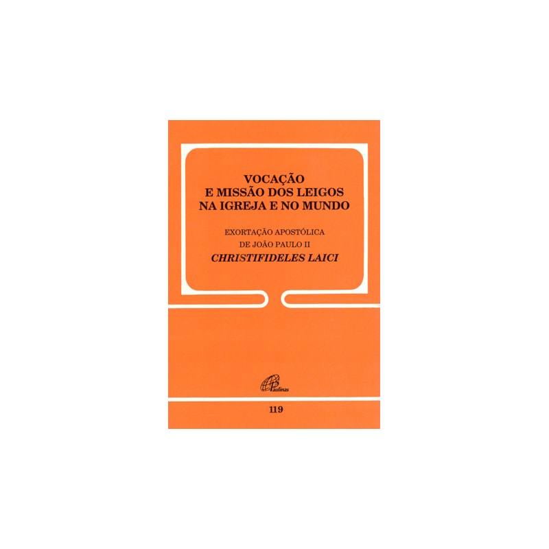 Vocação e missão dos leigos na igreja e no mundo - 119: christifidelis laici