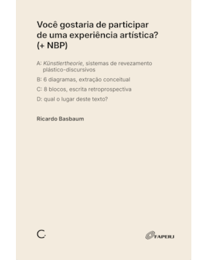 Você gostaria de participar de uma experiência artística? (+ NBP)