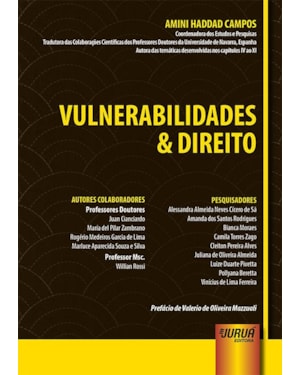 VULNERABILIDADES & DIREITO - PREFÁCIO DE VALERIO DE OLIVEIRA MAZZUOLI