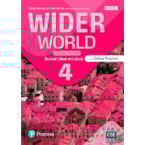 WIDER WORLD 2ª EDIÇÃO (VERSÃO BRITÂNICA) 4 STUDENTS BOOK WITH ONLINE PRACTICE + BENCHMARK YLE