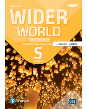 WIDER WORLD 2ª EDIÇÃO (VERSÃO BRITÂNICA) LEVEL STARTER STUDENTS BOOK WITH ONLINE PRACTICE & EBOOK