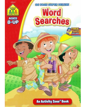WORD SEARCHES - 96 PAGE SUPER DELUXE - AN ACTIVITY ZONE