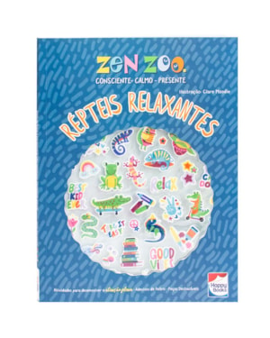 ZEN ZOO - RÉPTEIS RELAXANTES: LIVRO DE ATIVIDADES C/ ADESIVO