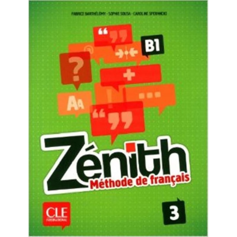 ZENITH 3 (B1) - LIVRE D´ELEVE + DVD-ROM